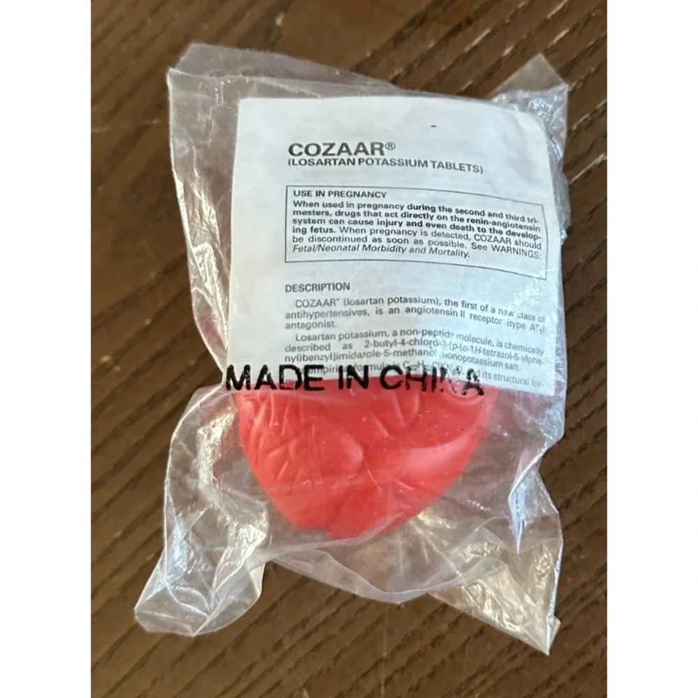 Pharmaceutical Rep Cozaar Collectible Bulb Pump Latex Blood Pressure NIB